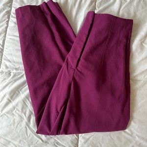 ZARA maroon dress pant